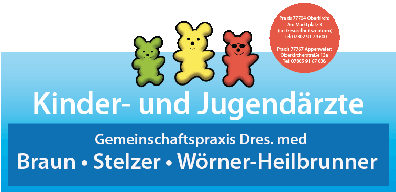 Kinderärzte Burow Braun Wörner-Heilbrunner Oberkirch Appenweier  - Startseite Notdienst